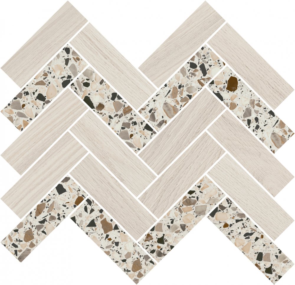 Kerama Marazzi Декор Монтиони миндальный мозаичный 34x35,5 / Основное большое изображение