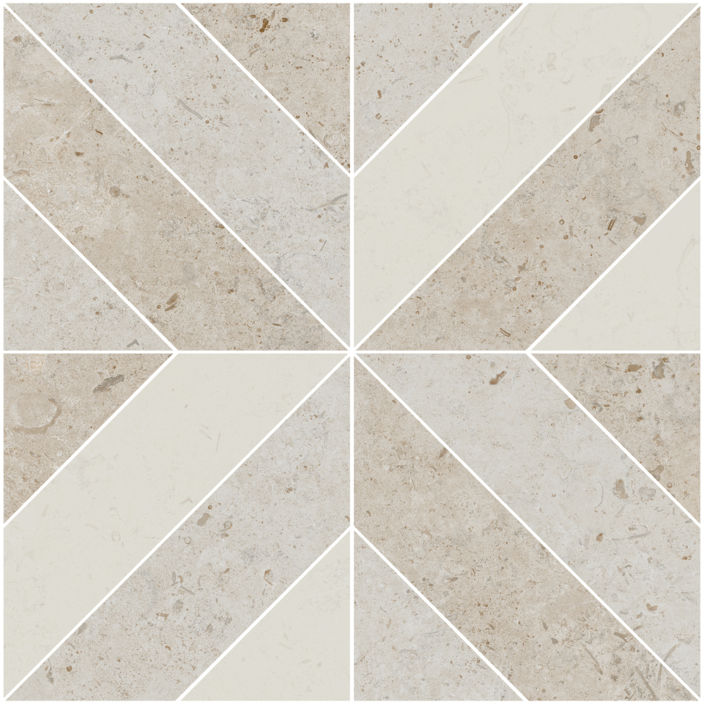 Kerama Marazzi Декор Про Лаймстоун бежевый матовый 60x60 / Основное большое изображение