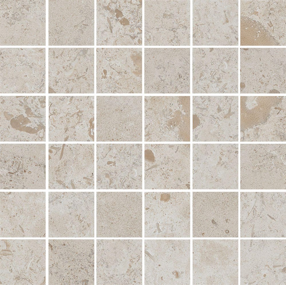 Kerama Marazzi Декор Про Лаймстоун мозаичный бежевый темный 30x30 / Основное большое изображение