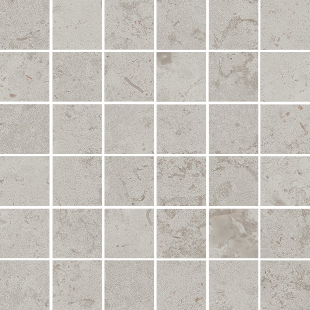 Kerama Marazzi Декор Про Лаймстоун мозаичный серый светлый матовый 30x30 / Основное большое изображение