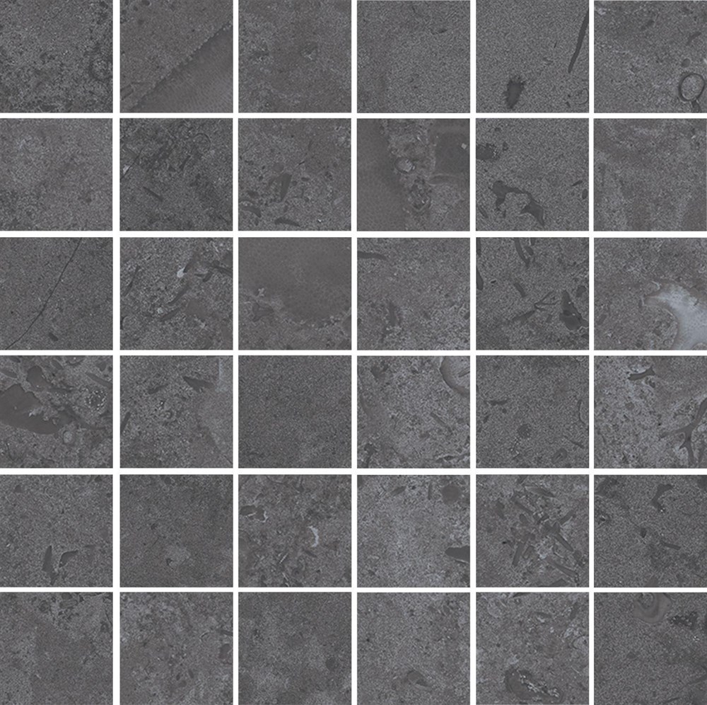 Kerama Marazzi Декор Про Лаймстоун мозаичный серый темный 30x30 / Основное большое изображение