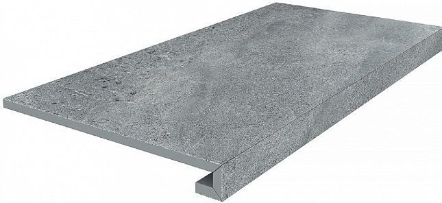 Kerama Marazzi Ступень Про Матрикс клееная серый темный обрезной 33x60 / Основное большое изображение