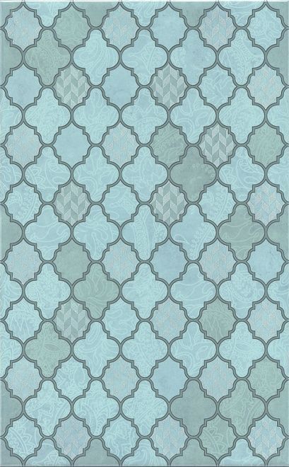 Kerama Marazzi Декор Фоскари бирюзовый 25x40 / Основное большое изображение