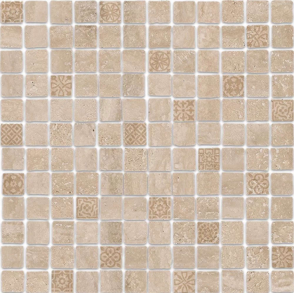 Kerama Marazzi Мозаика Риальто Антика 2 мозаичный бежевый матовый / Основное большое изображение