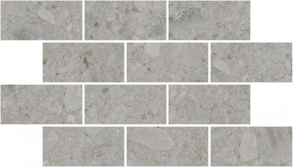 Kerama Marazzi Мозаика Чеппо ди Гре Декор Мозаичный серый матовый обрезной / Основное большое изображение
