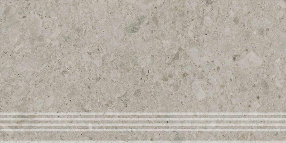Kerama Marazzi Ступень Чеппо ди Гре бежевый светлый матовый обрезной 30x60 / Основное большое изображение