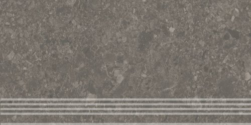 Ступень Чеппо ди Гре коричневый матовый обрезной 30x60