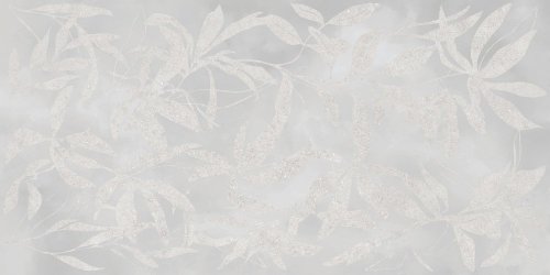 60x120 ArtWall Цветы Серый Матовый Ректификат