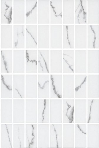 Декор Мираколи мозаичный белый глянцевый 20x30x0,69