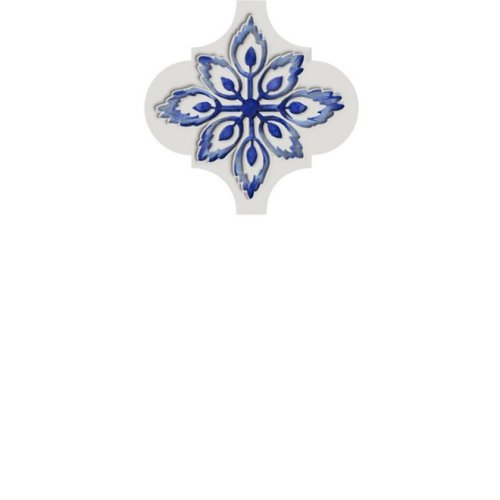 Декор Арабески Майолика 4, 6,5x6,5x0,7