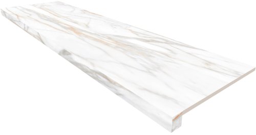 Подоконник угловой SM02 33х120 непол. без бокового выступа (левый)